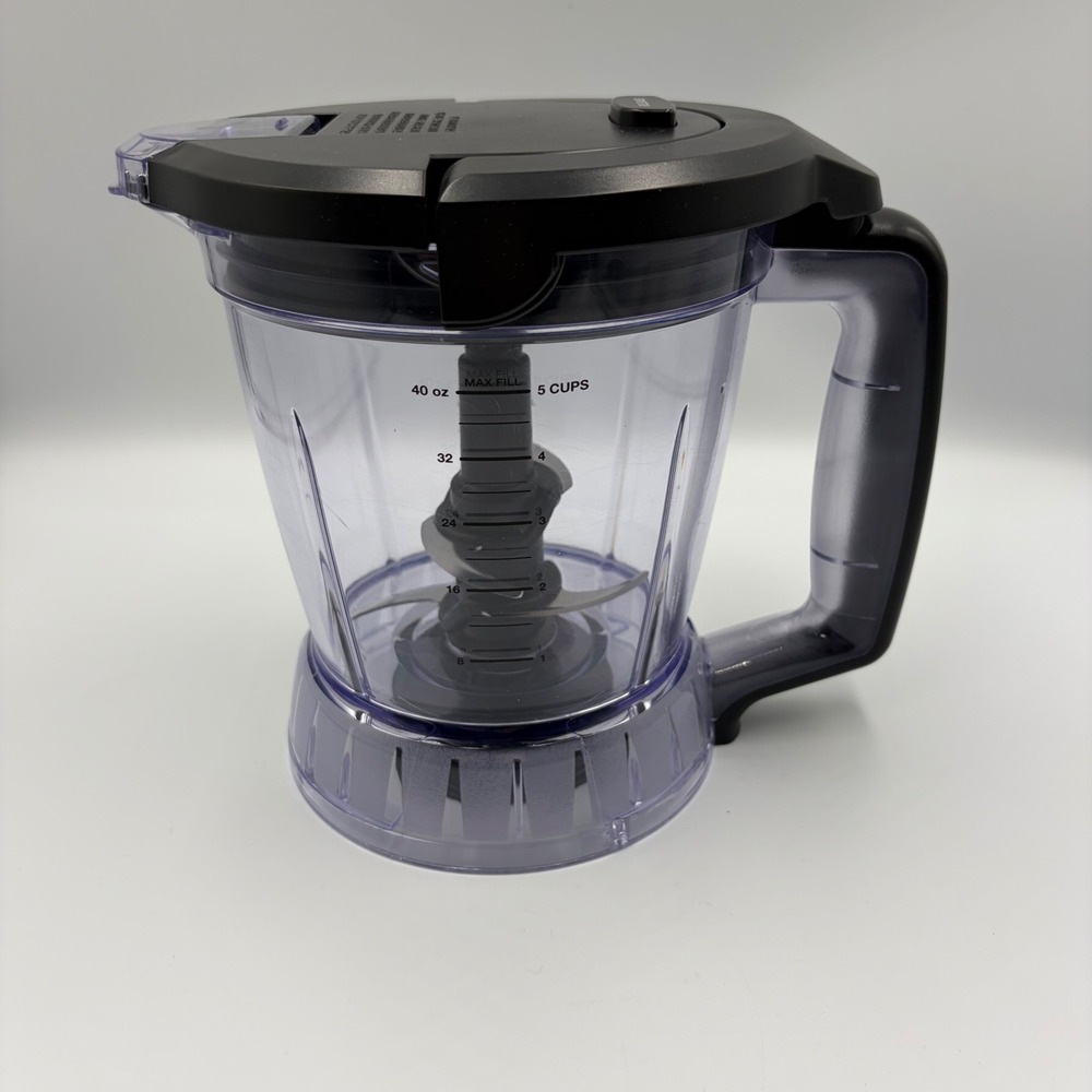 Ninja Master Prep 40oz Pitcher Replacement Bowl Lid Blade GH-14308 Black Clear